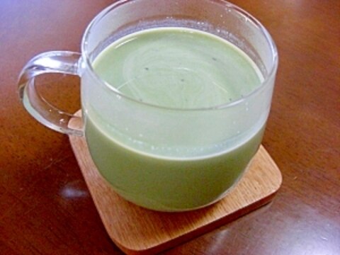 ホット抹茶ミルク